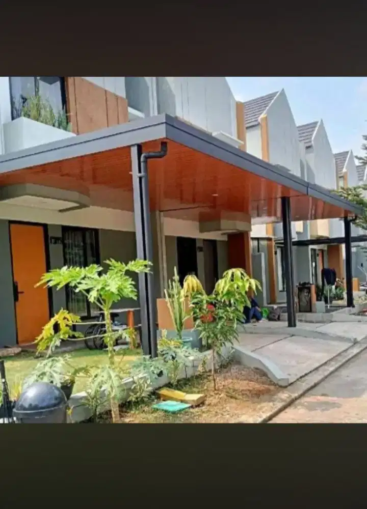 Kanopi minimalis modern