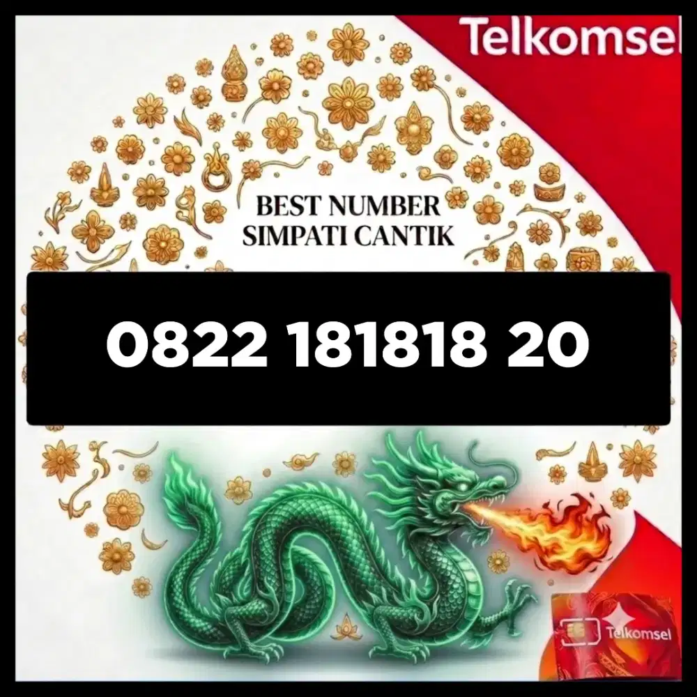 Nomor cantik simpati Telkomsel super