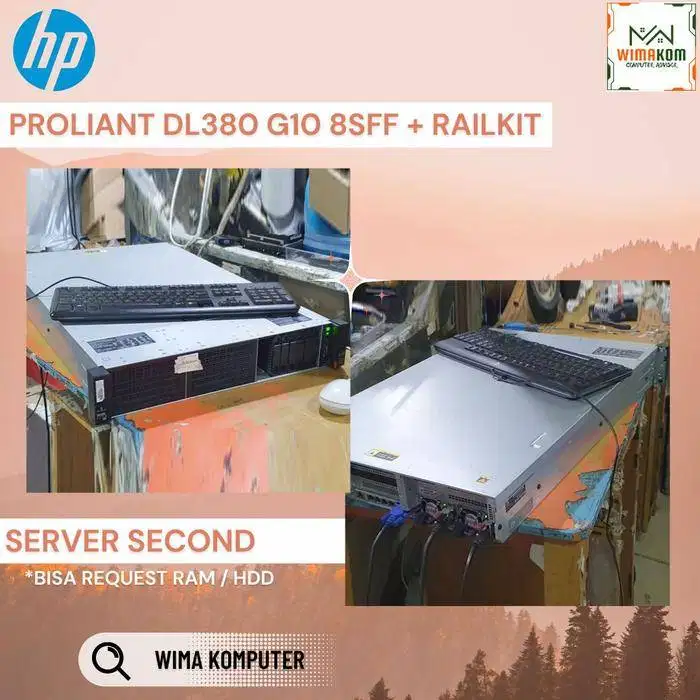 Server HP DL380 G10 8 Sff 2x PLatinum 8170 RAM 512GB SSD SAS 3.84Tb