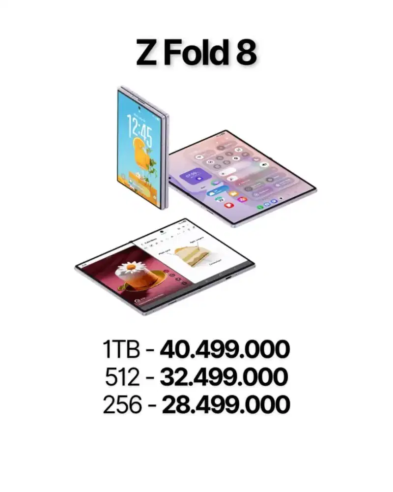 Promo cicilan Pre Order Z Fold 8