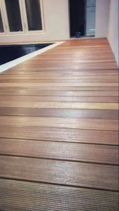 lantai kayu outdoor decking bangkirai