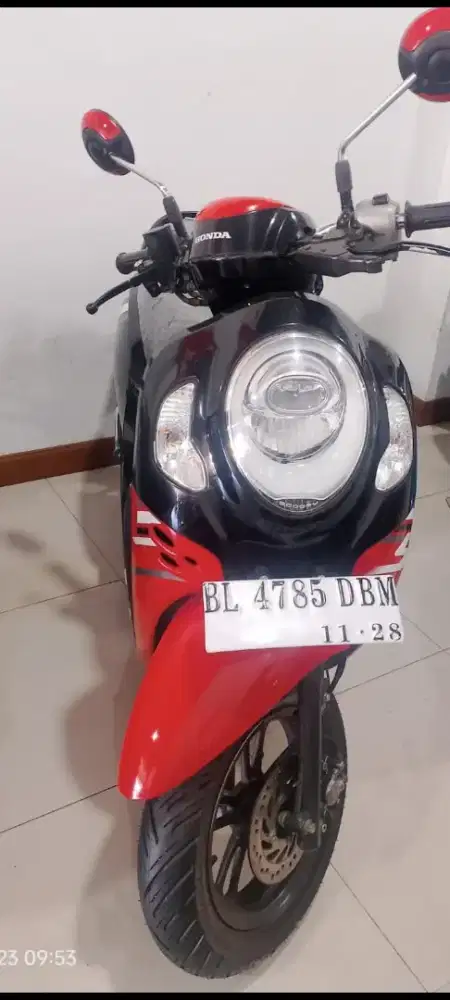 Scoopy plat D sangat mulus