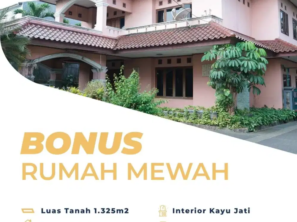 Tanah Komersial 8.786 m² Bonus Rumah Mewah | Ceger Cipayung | SHM