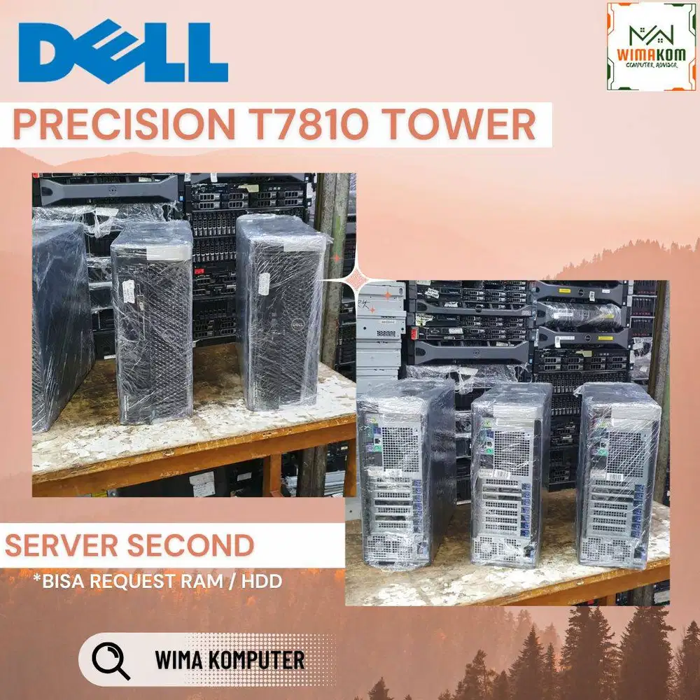 Server DELL T7810 2x Xeon E5-2650v3 40 Core Ram 32Gb SATA 2Tb VGA K620