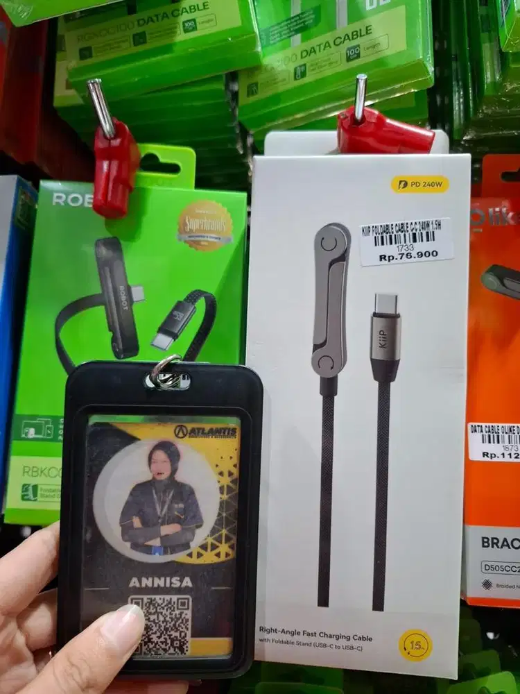 KIIP FOLDABLE CABLE C-C 240W | ATLANTIS DAHSYAT