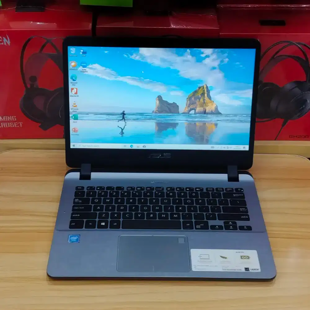 Asus A407M Intel N4020 RAM 4/120GB SSD Murah Lancar Siap Kerja&Sekolah