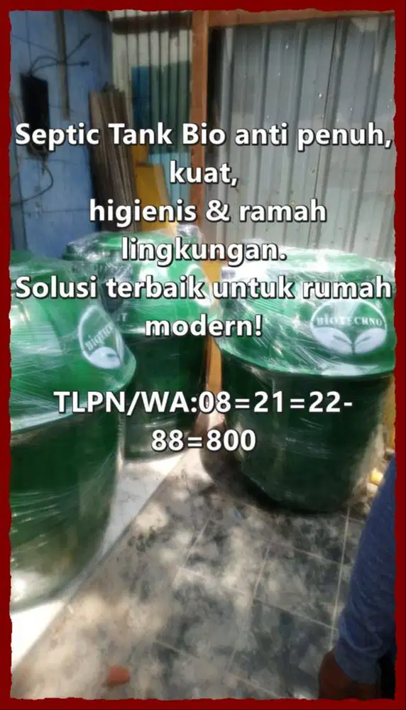 Septictank, Sepiteng Biofilter, Biotank, Biofil,