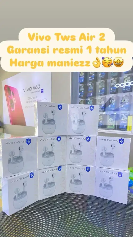 Vivo Tws Air 2 Resmi New Garansi resmi 100%