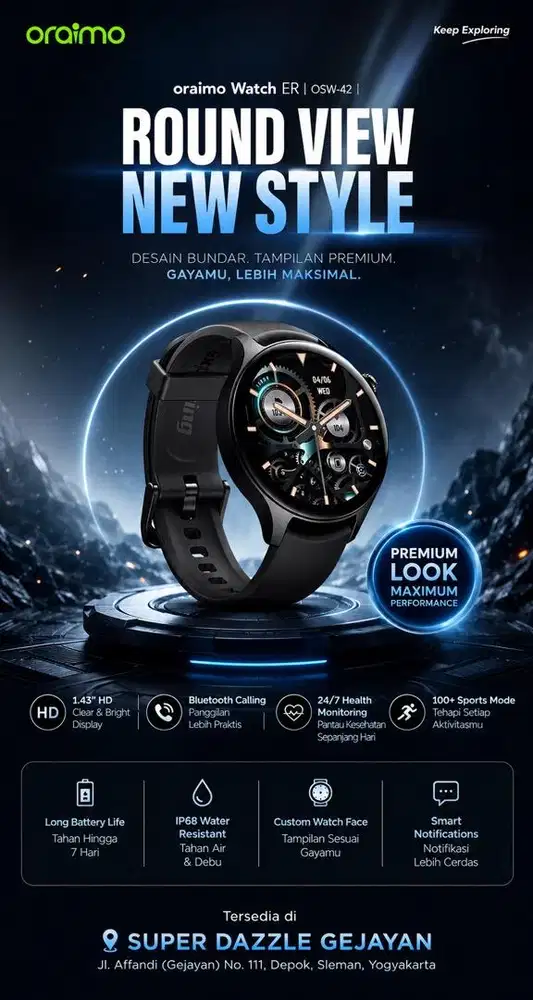 Smartwatch Oraimo Watch ER OSW-42
