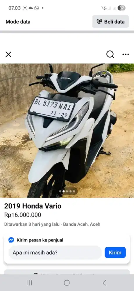 Honda Vario 150 cc