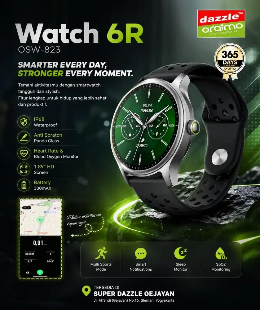 Smartwatch Oraimo Watch 6R OSW-823