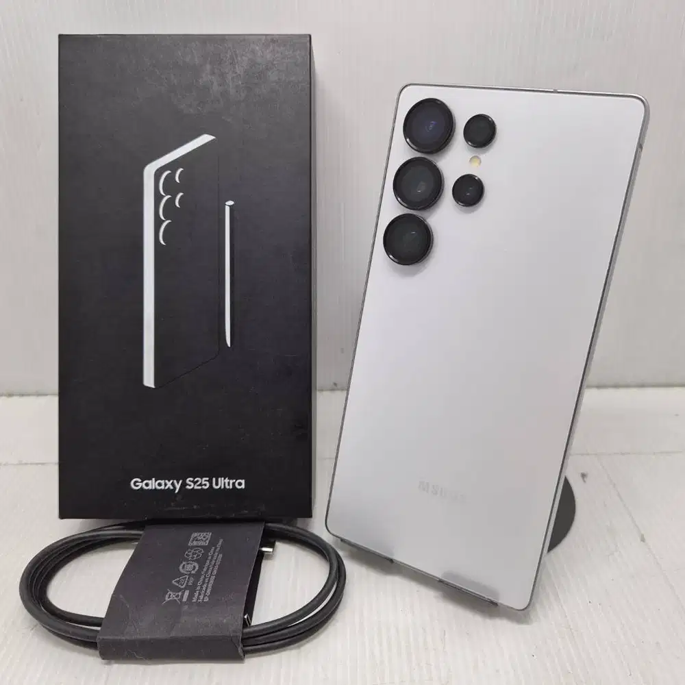 GRESS FULLSET SAMSUNG GALAXY S25 ULTRA RARE  TITANIUM SILVER WHITE 12/