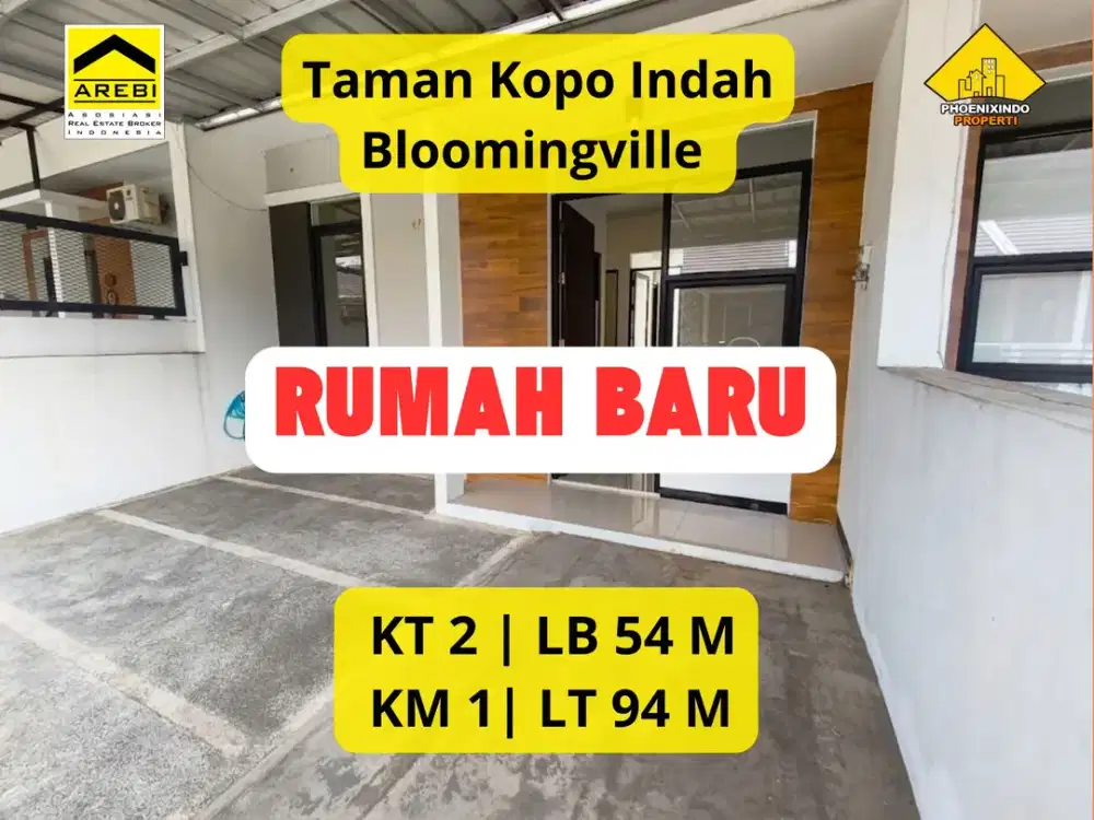 Turun Harga! Dijual Rumah 1 Lantai di Bloomingville – Siap Huni LT 94 m² | LB 54 m²