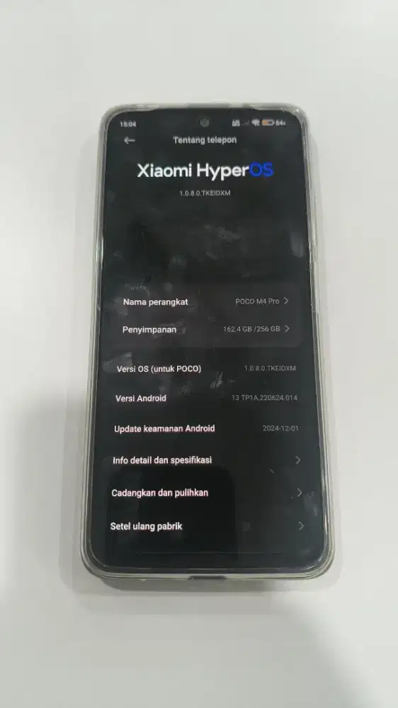 POCO M4 Pro 8/256GB Bekas Pemakaian Mulus - Casan Original