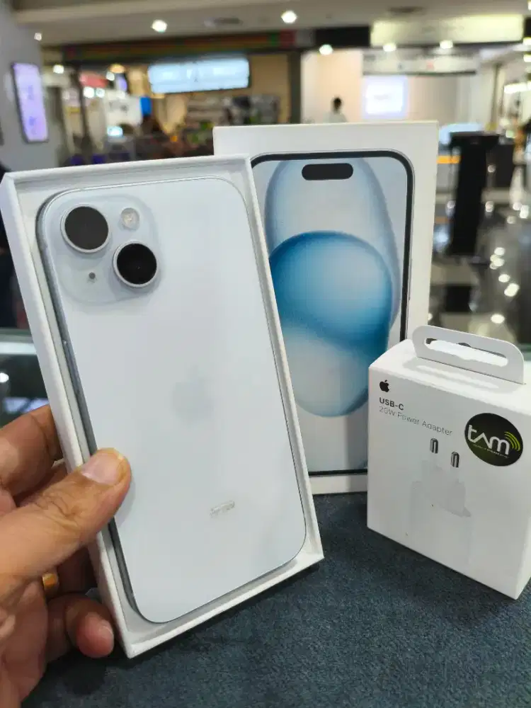 iPhone 15 128 blue iBox BH 100 Grnsi  Mei 2027
