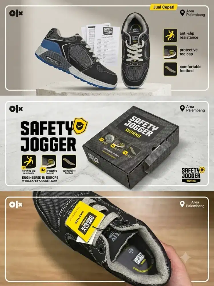 Sepatu Safety Jogger Raptor Size 40