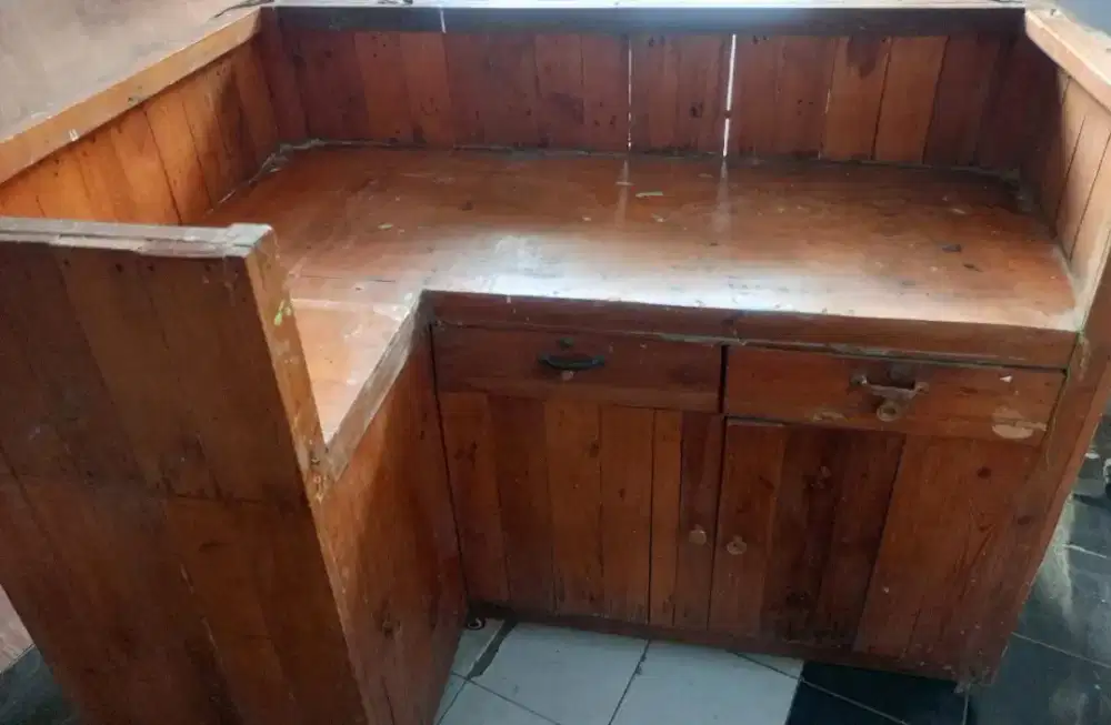 dijual gerobak kayu