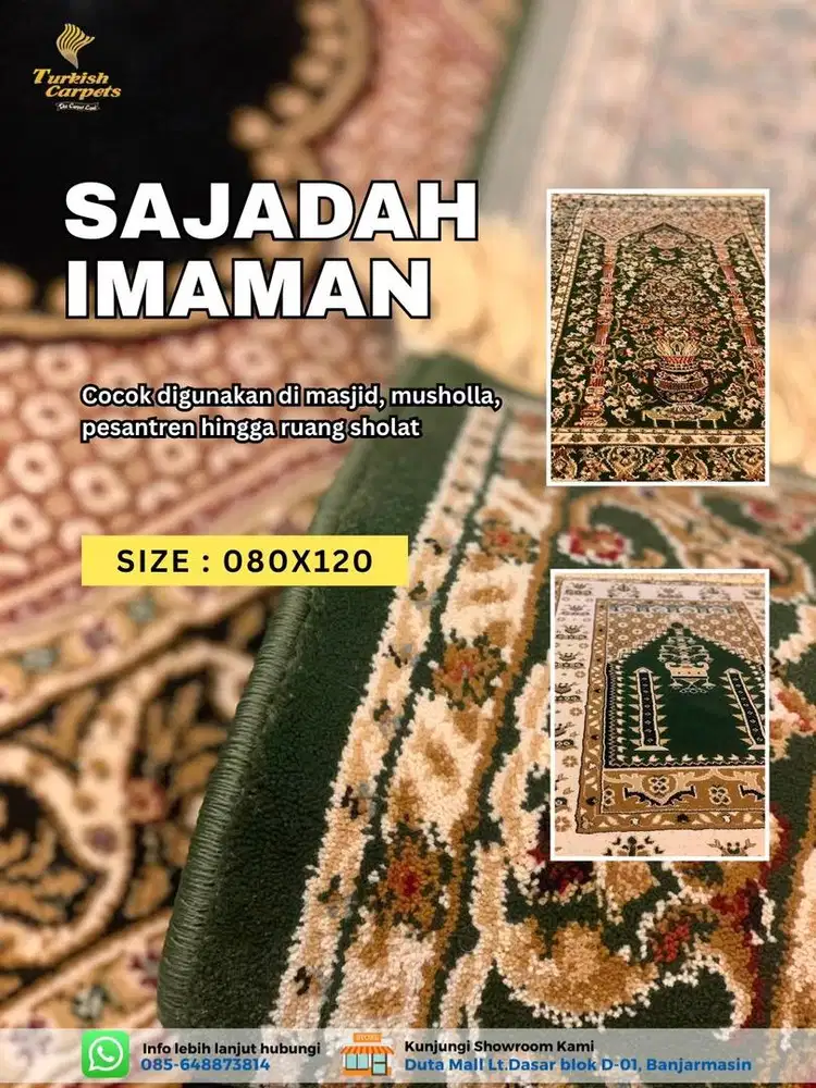 Hereke SEJADAH IMAMAN UKURAN 80-120