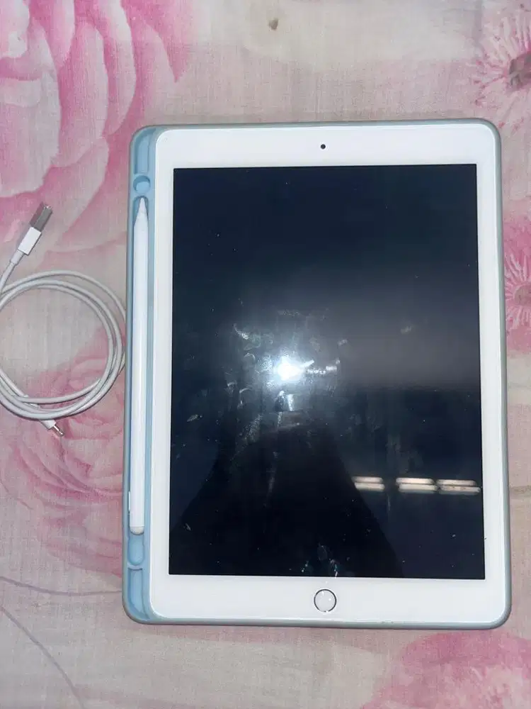 iPad Gen 6 32GB WiFi Mulus No Minus + Stylus + Charger