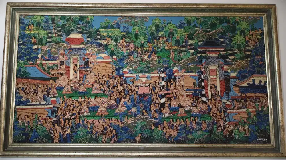 Lukisan karya Maestro I Ketut Soki