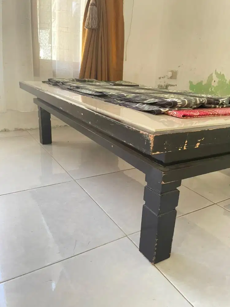 jual meja tamu bekas