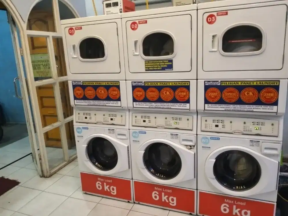 Jual Mesin Cuci dan Dryer Speedqueen Original(Stack)