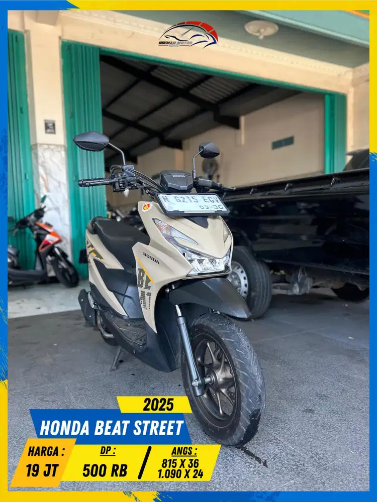 HONDA BEAT STREET 2025 BARANG ISTIMEWA HIKMAH MOTOR KEPUH MALANG