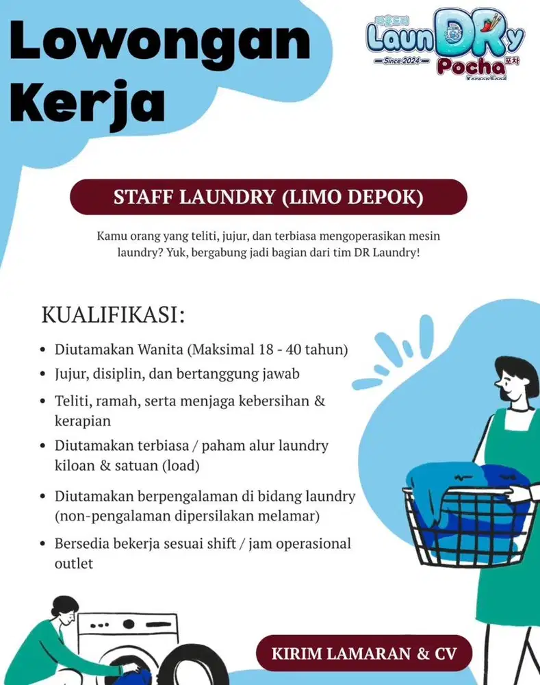 Lowongan kerja Laundry