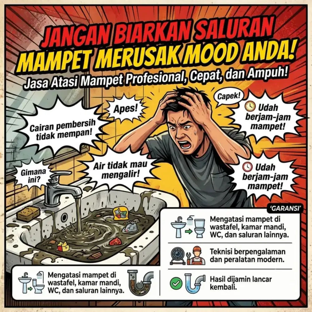 Jasa saluran mampet bandung tanpa bongkar atasi kamarmandi,wastafel,WC