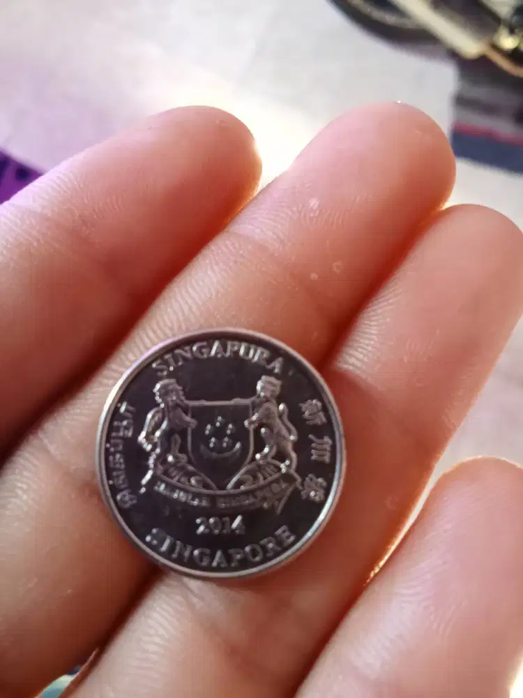 Koin 20 cent singapura