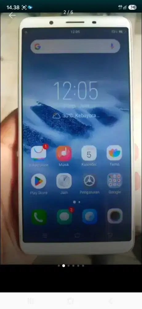 Jual hp vivo minus sedikit