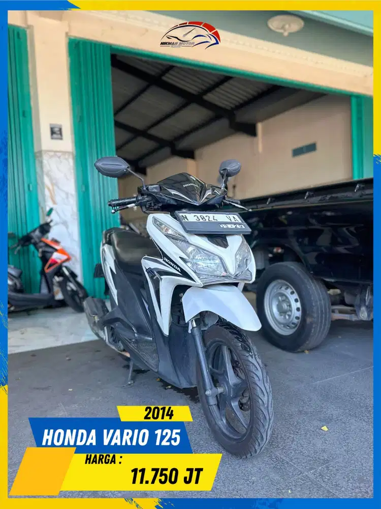HONDA VARIO 125 2014 MURAH CIAMIK MASZEHH HIKMAH MOTOR KEPUH MALANG