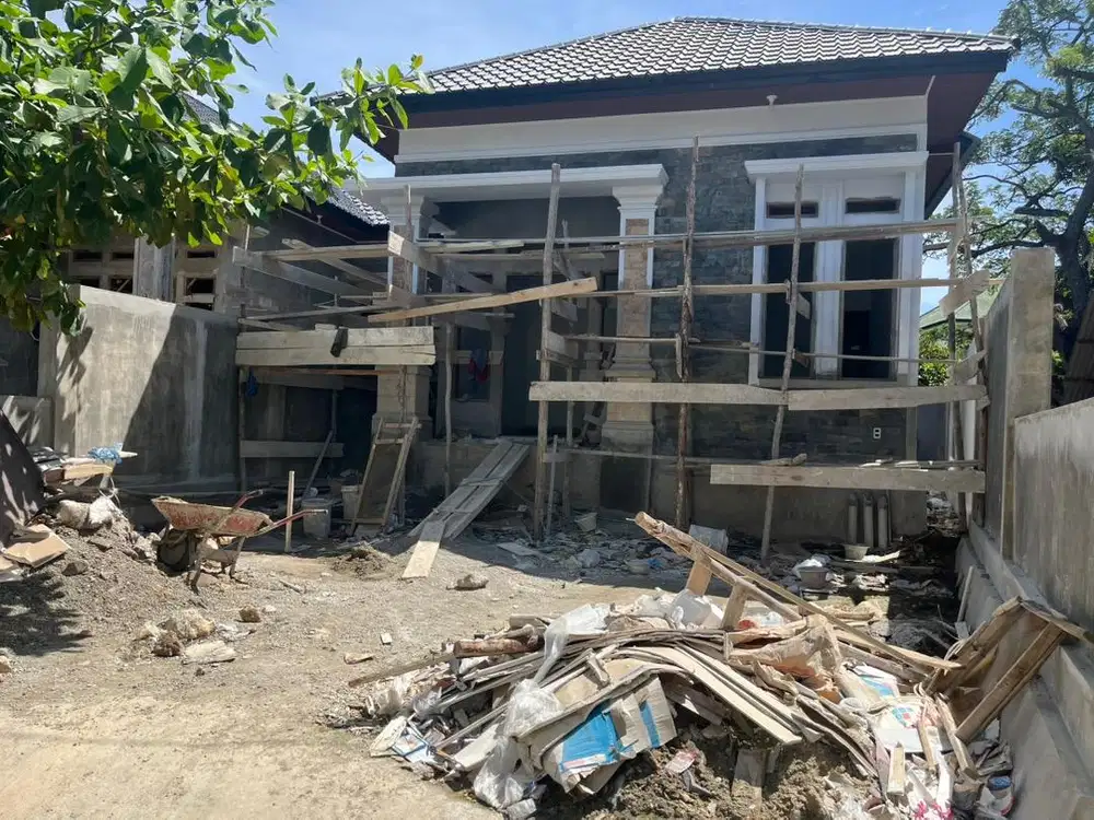 Rmh minimalis type 75 gampong emperom di belakang kantor pemadam