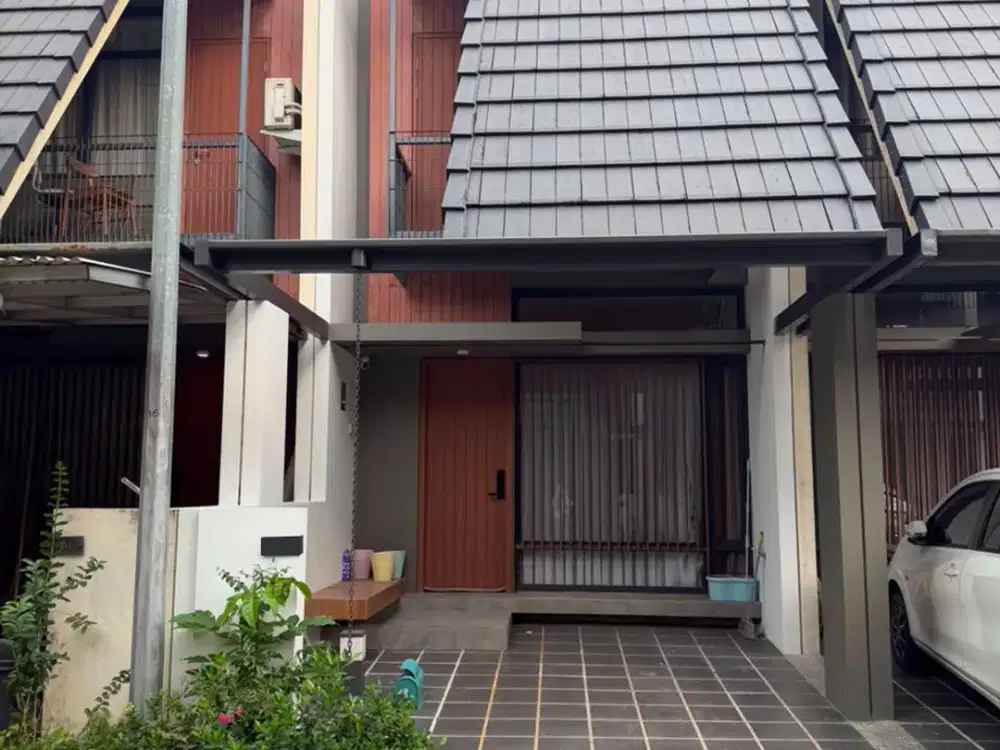 Dijual Rumah Fully Furnished Fleekhauz BSD City Dekat Area Parkir | 2 AC, Kitchen Set, Siap Huni