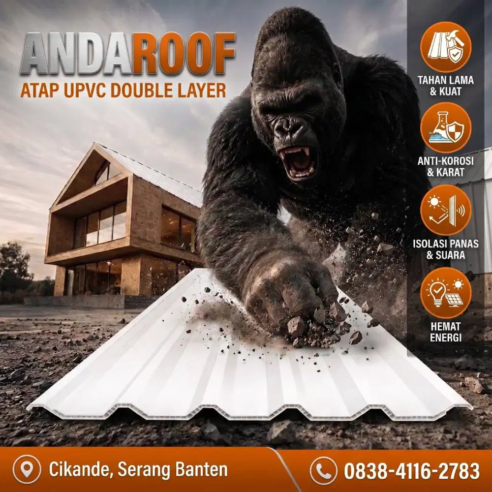 Atap Premium UPVC Double Layer