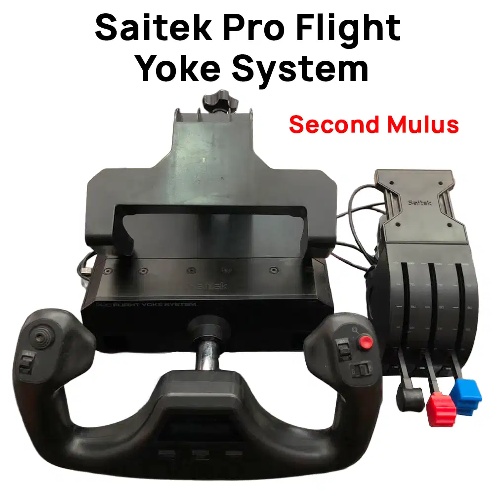 Saitek Pro Flight Yoke System + Throttle Quadrant Original | MSFS 2020