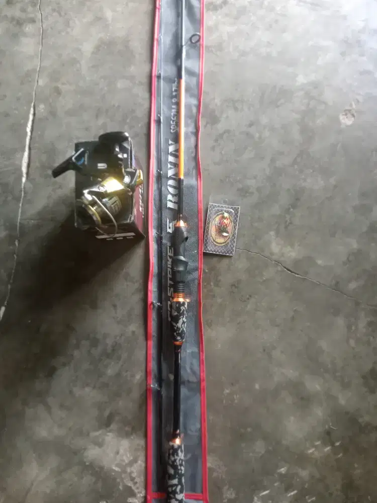 Joran pancing Go - Strike dan Rell Fukushima Kujaku + Bonus