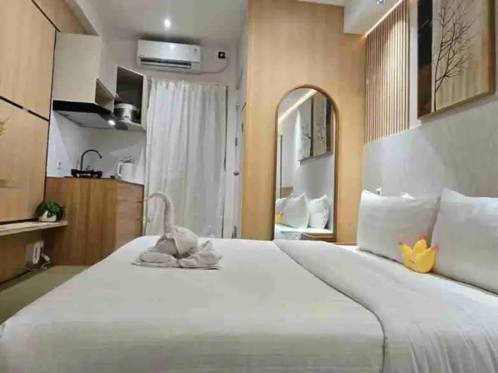 GUNAWANGSA TIDAR FULL FURNISH MEWAH ‼ Apartemen Studio Siap Huni Pusat Kota Surabaya