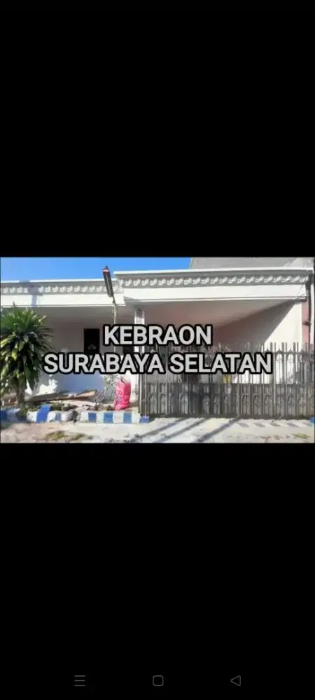JUAL CEPAT BU RUMAH DI KEBRAON SBY SEL WIYUNG