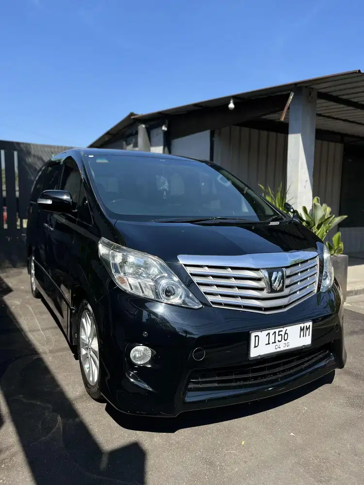 Alphard 2010 type S Audioless mulus terawat