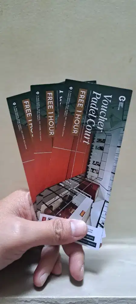 Voucher lapangan padel