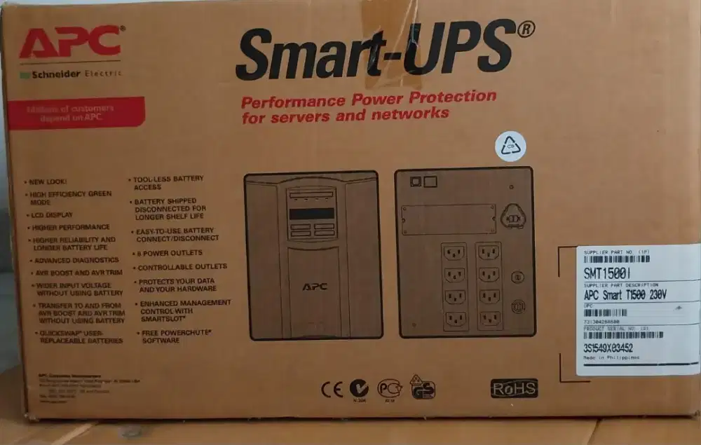 UPS. APX 1500 smart UPS
