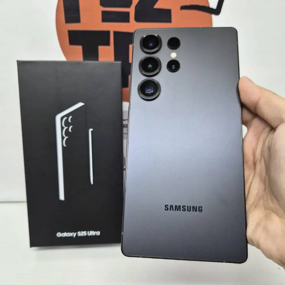 Samsung Galaxy S25 Ultra Limited JETT BLACK Mulus Fullset No MINUS EX