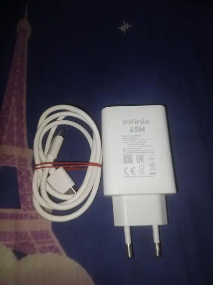 Charger infinix note 40 45W ori 100%