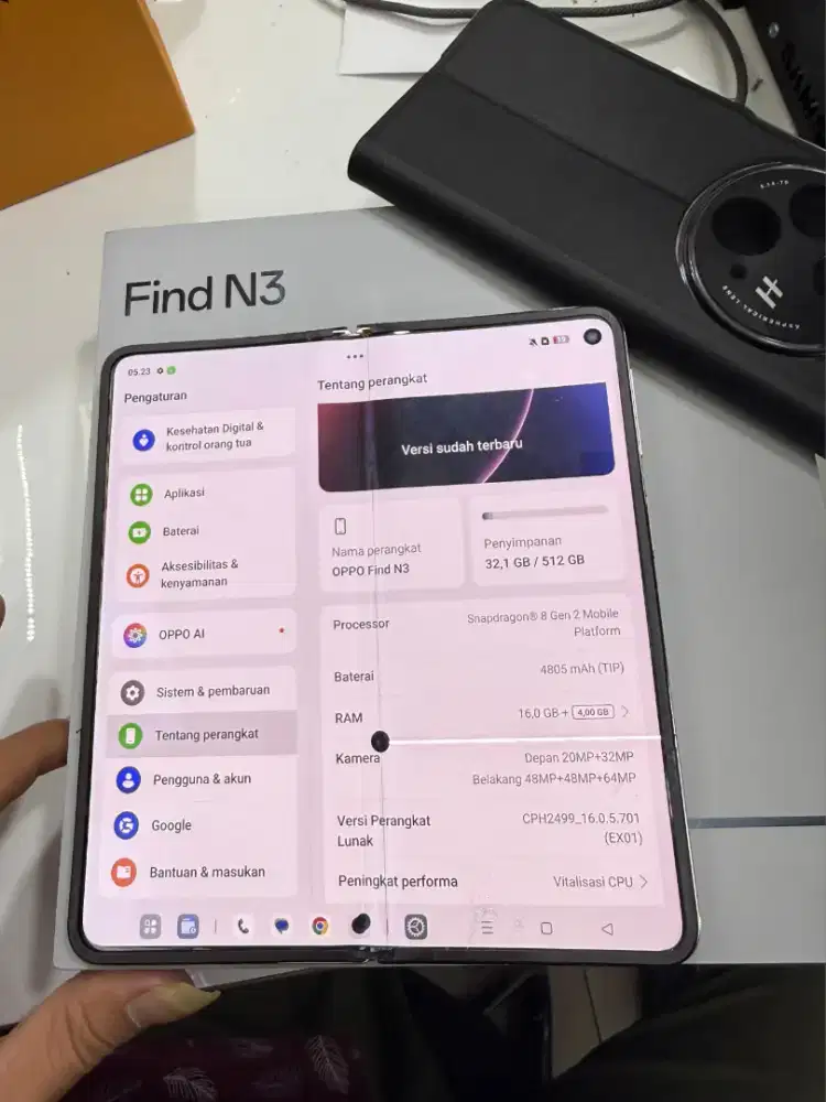 OPPO FIND N3 FOLD RAM 16/512GB FULLDUS MURAH Cek iklan PAMULANG - BSD
