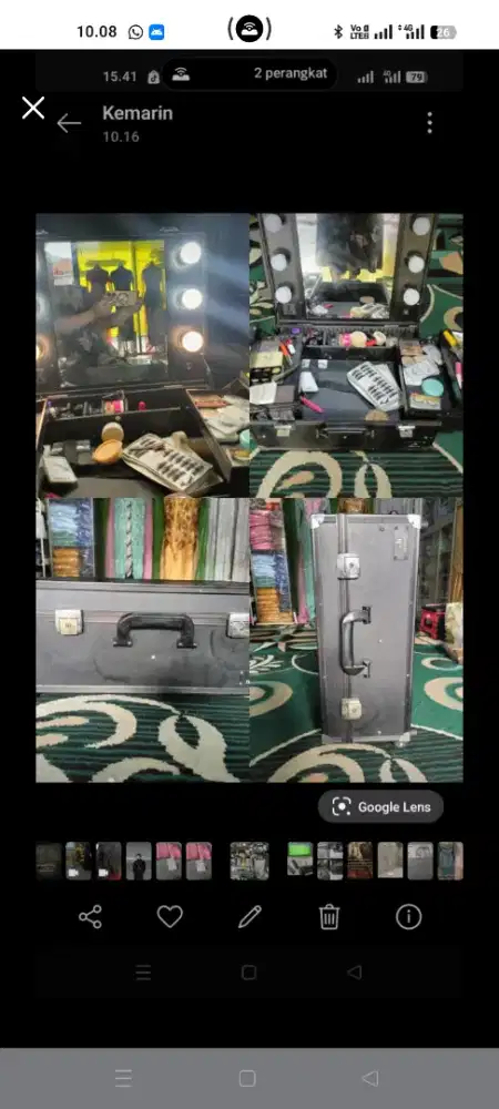 Tas makeup beauty case besar mitsuto