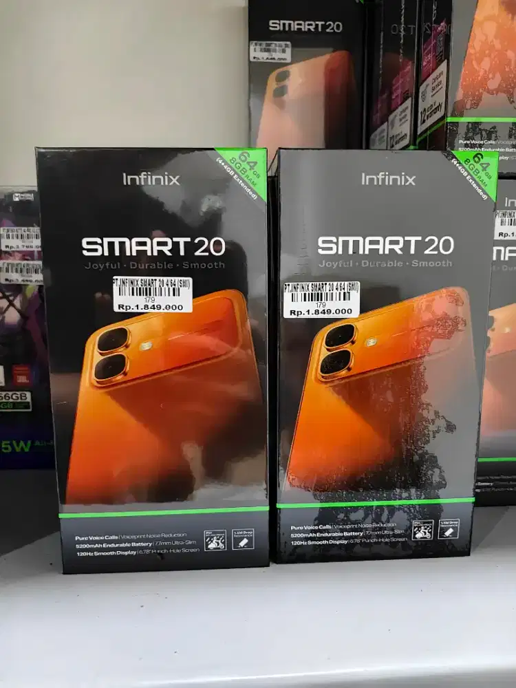 INFINIX SMART 20 4/128GB GARANSI 1 TAHUN