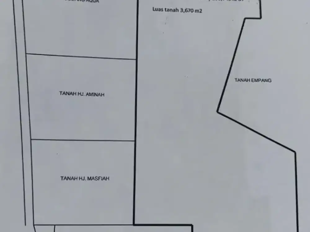 Di Jual Tanah daerah Pamulang (Tangsel) ,Pinggir jalan raya utama