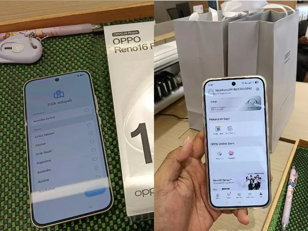 OPPO Reno16 F 5G 8GB- cash, kredit cukup KTP, tukar-tambah, spaylater