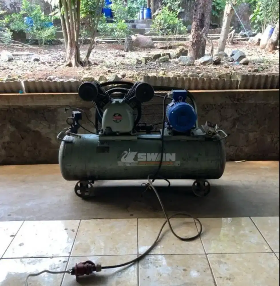 Kompresor Angin Otomatis Swan 5hp - 3 phase